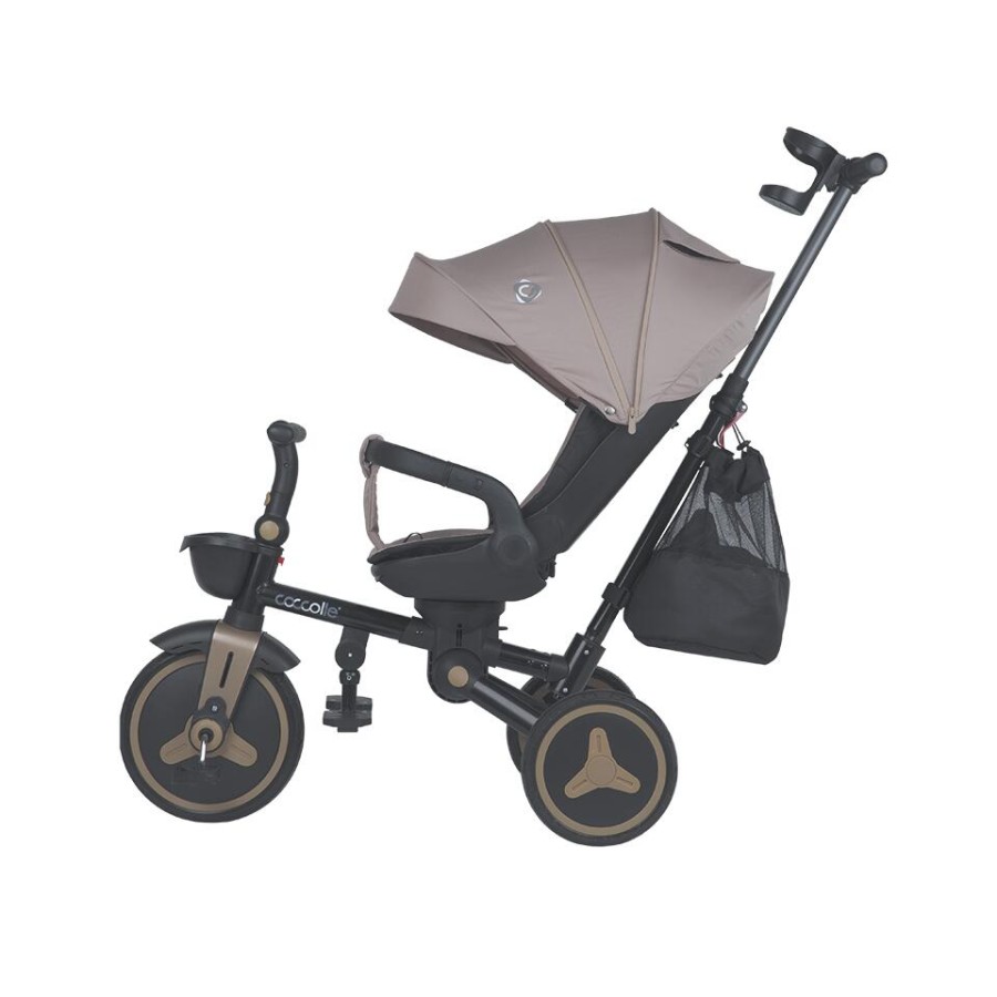 Αναδιπλούμενο Τρίκυκλο Ποδήλατο Coccolle Urbio Plus Mocha Beige