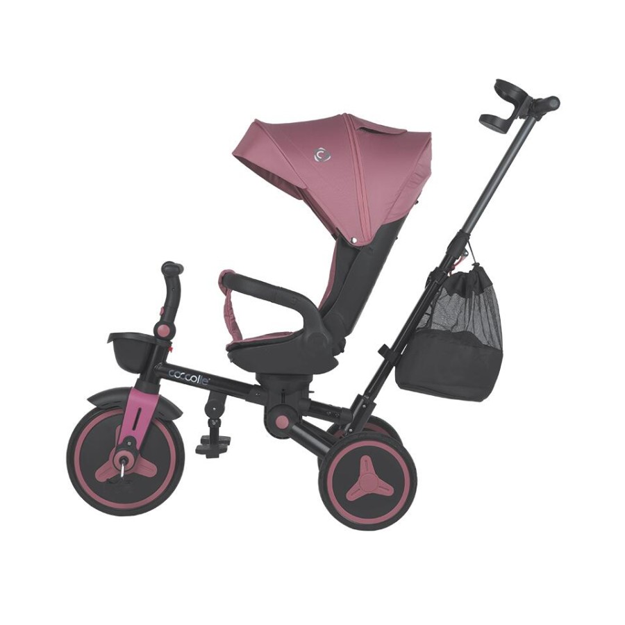 Αναδιπλούμενο Τρίκυκλο Ποδήλατο Coccolle Urbio Plus Smoked Pink