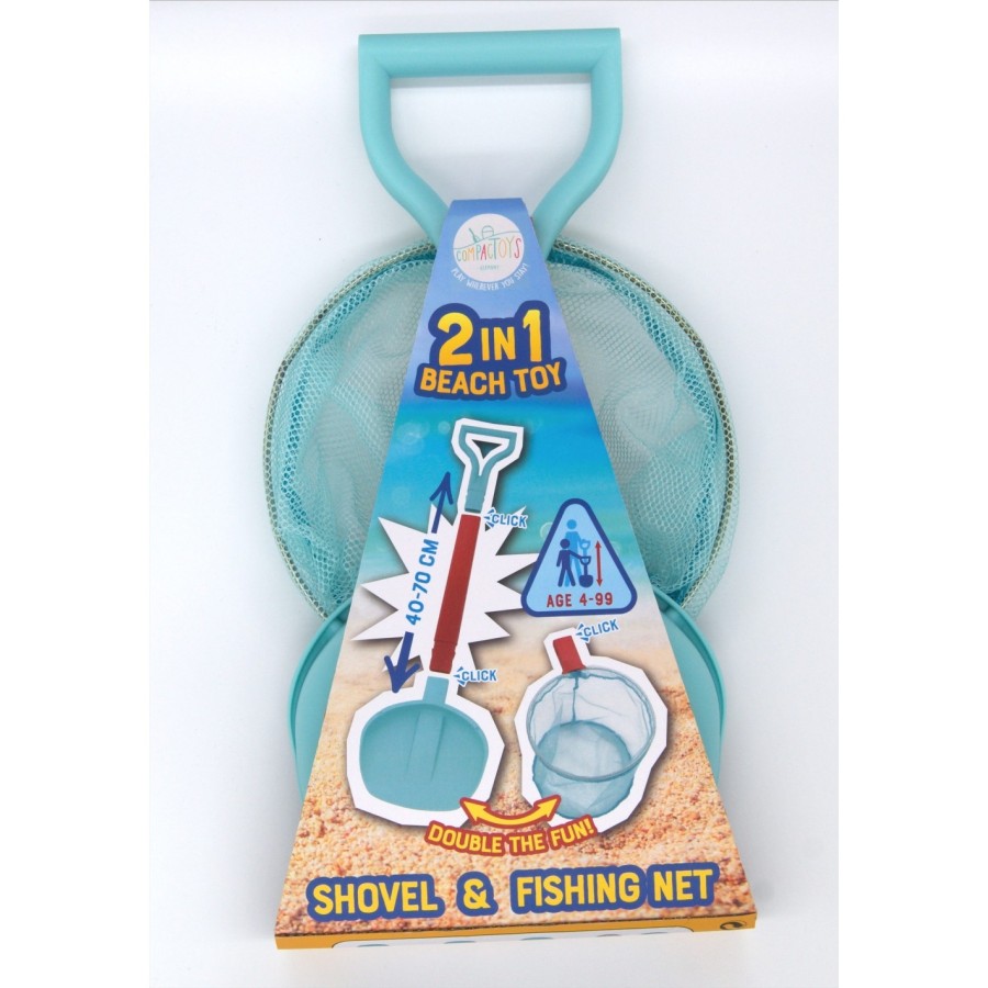 CompacToys Παιχνίδι Παραλίας 2σε1 με Φτυάρι & Απόχη