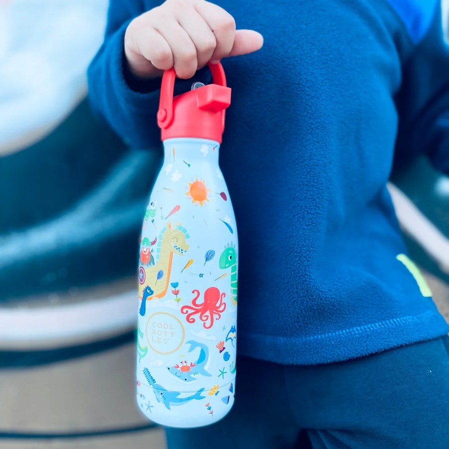 Cool Bottles Ανοξείδωτο Παιδικό Μπουκάλι Θερμός Γενναίοι Vikings 350ml
