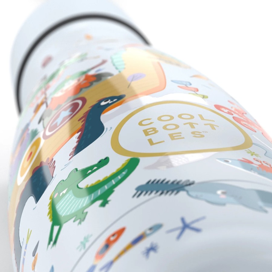Cool Bottles Ανοξείδωτο Παιδικό Μπουκάλι Θερμός Γενναίοι Vikings 350ml