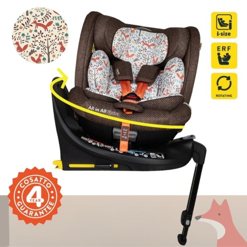Cosatto All in All Extra i-Size 360° Περιστρεφόμενο Παιδικό Κάθισμα Αυτοκινήτου 0-36 kg Extended Rear Facing Foxford Hall