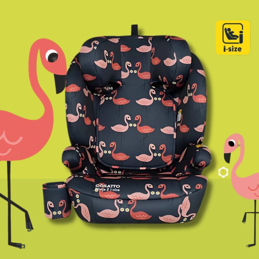Cosatto Κάθισμα Αυτοκινήτου 4-12 ετών Ninja 2 i-size Pretty Flamingo 100-150cm
