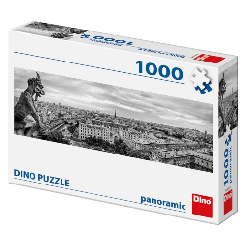 Παζλ Ενηλίκων Γκαργκόιλ & Παρίσι Panoramic 1000τμχ. Dino Puzzle