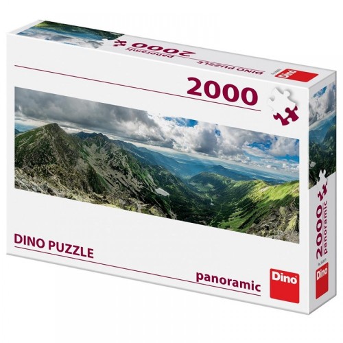 Παζλ Ενηλίκων Τοπίο με Βουνά Panoramic 2000τμχ. Dino Puzzle