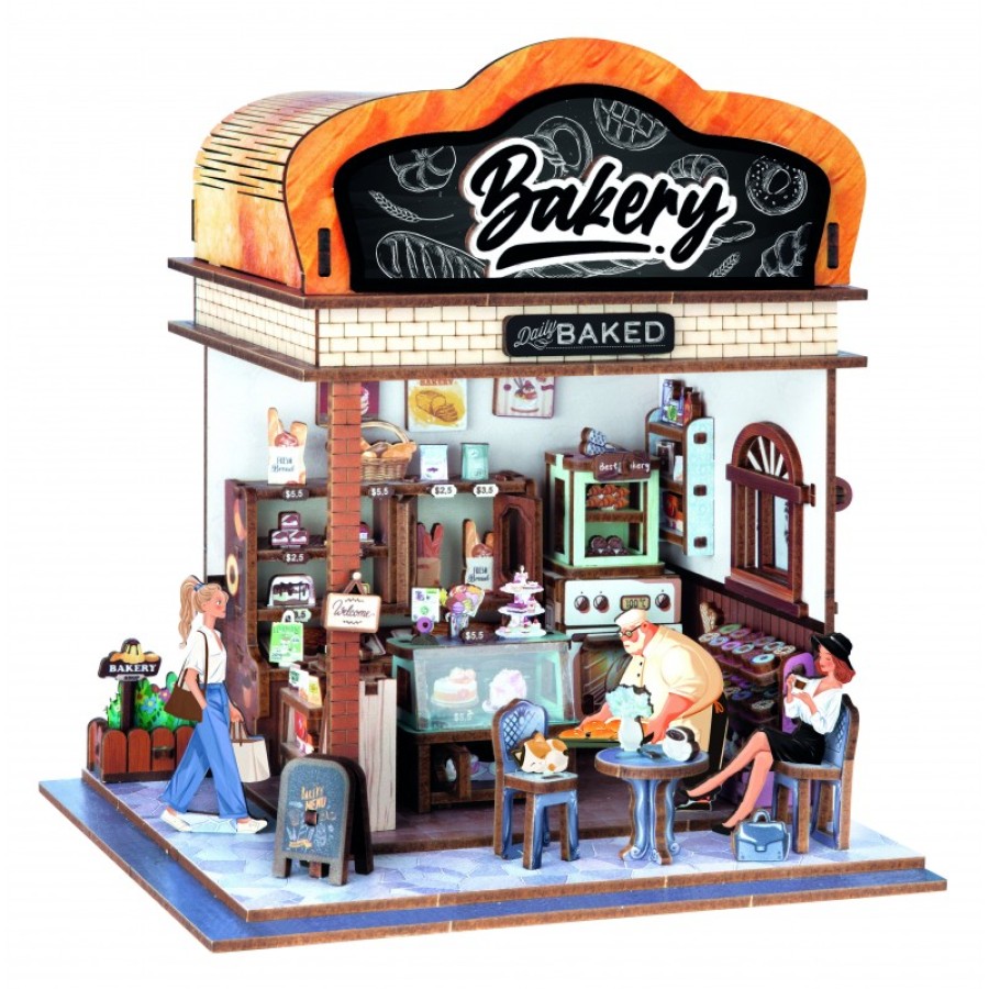 Παιδικό Σετ 3D DIY Κατασκευής Buki France Bakery Diorama