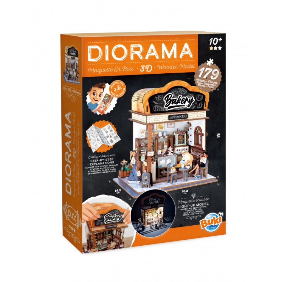 Παιδικό Σετ 3D DIY Κατασκευής Buki France Bakery Diorama