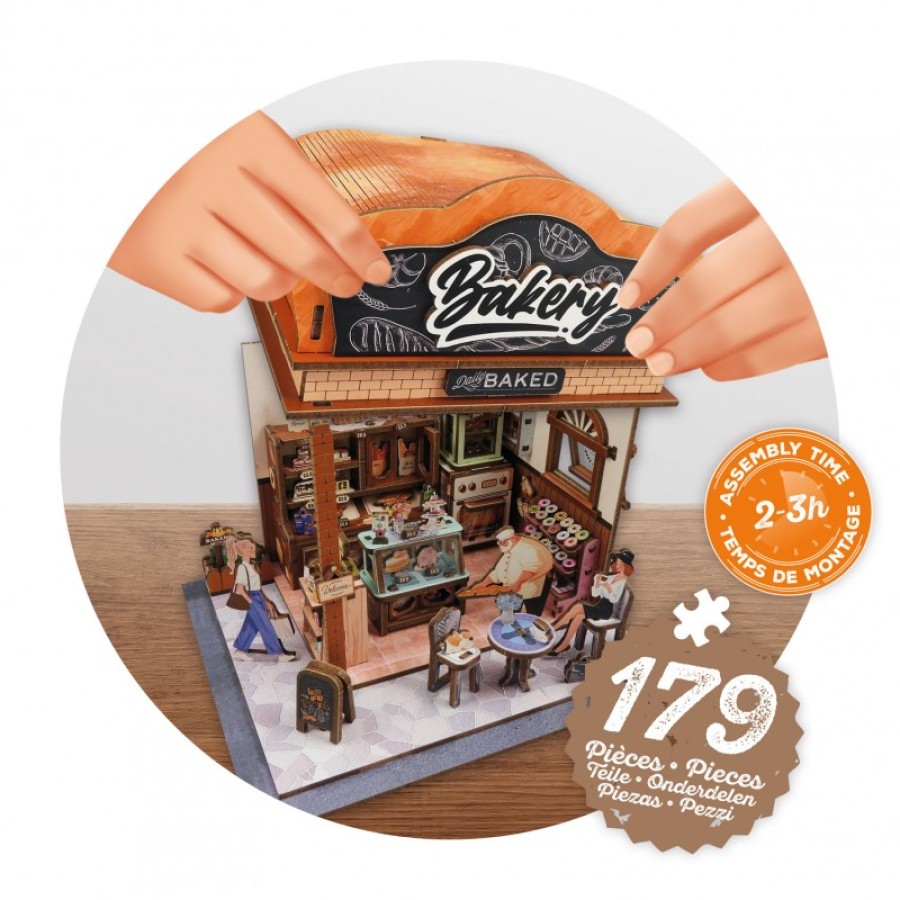 Παιδικό Σετ 3D DIY Κατασκευής Buki France Bakery Diorama