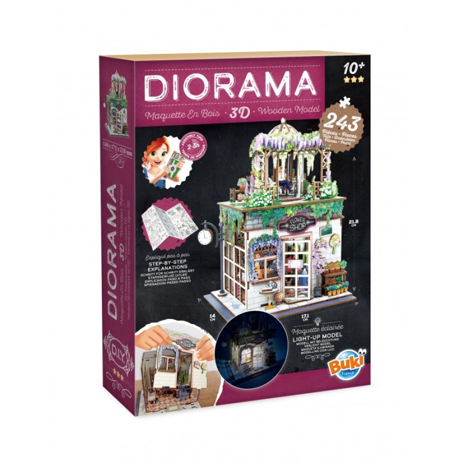 Παιδικό Σετ 3D DIY Κατασκευής Buki France Bakery Diorama
