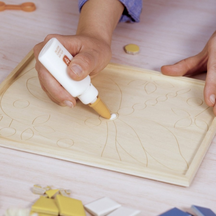 Σετ Δημιουργίας Ψηφιδωτό σε Ξύλινη Βάση DIY Djeco Atelier 72 Πεταλούδα