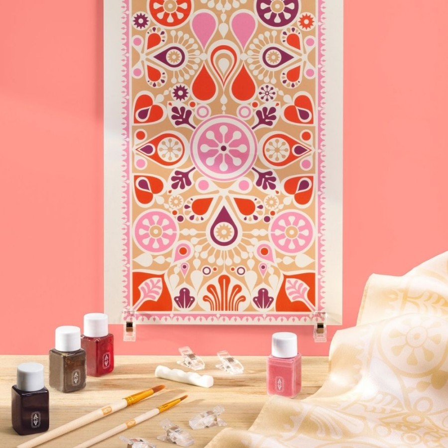Σετ Ζωγραφικής σε Μετάξι DIY Djeco Atelier 11 Πέταλα