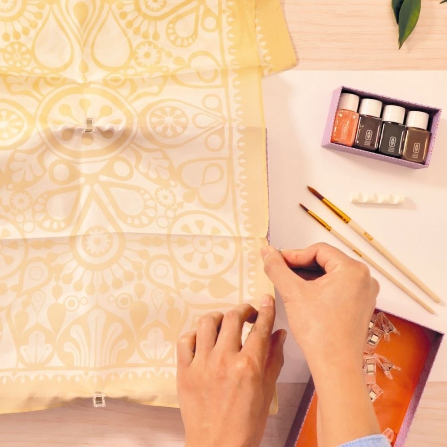 Σετ Ζωγραφικής σε Μετάξι DIY Djeco Atelier 11 Πέταλα