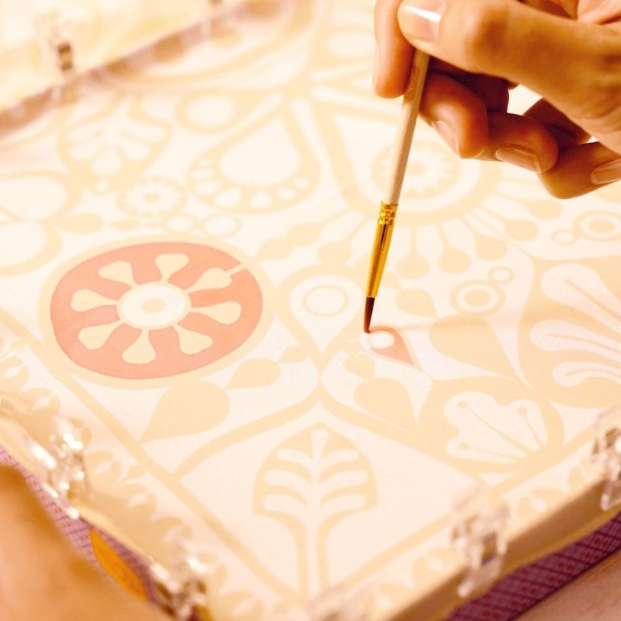 Σετ Ζωγραφικής σε Μετάξι DIY Djeco Atelier 11 Πέταλα