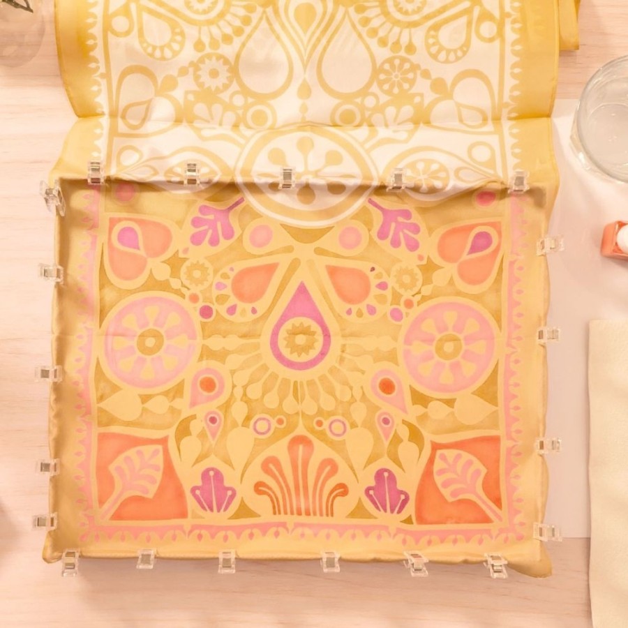 Σετ Ζωγραφικής σε Μετάξι DIY Djeco Atelier 11 Πέταλα