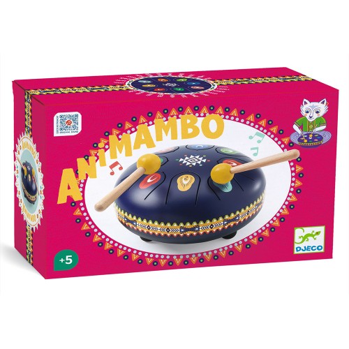 Djeco Παιδικό Mεταλλικό Τύμπανο 4 Τόνων Animambo