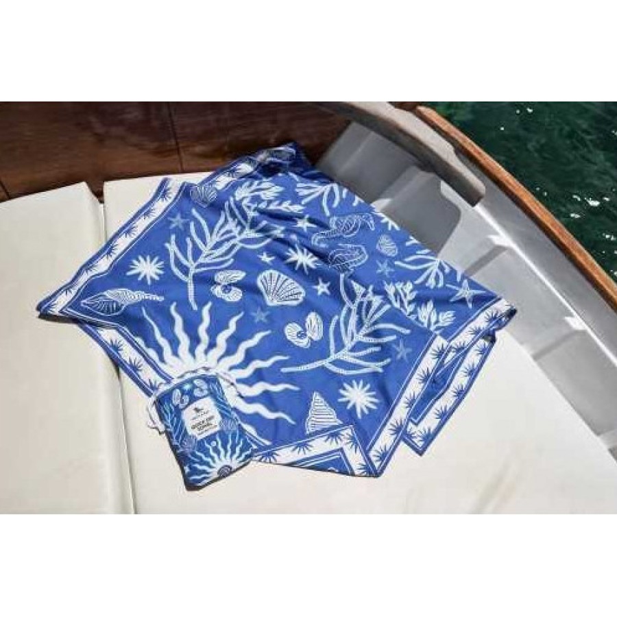 Dock & Bay Πετσέτα Θαλάσσης Quickdry με Μικροΐνες Ocean Treasure XL 200x90εκ.