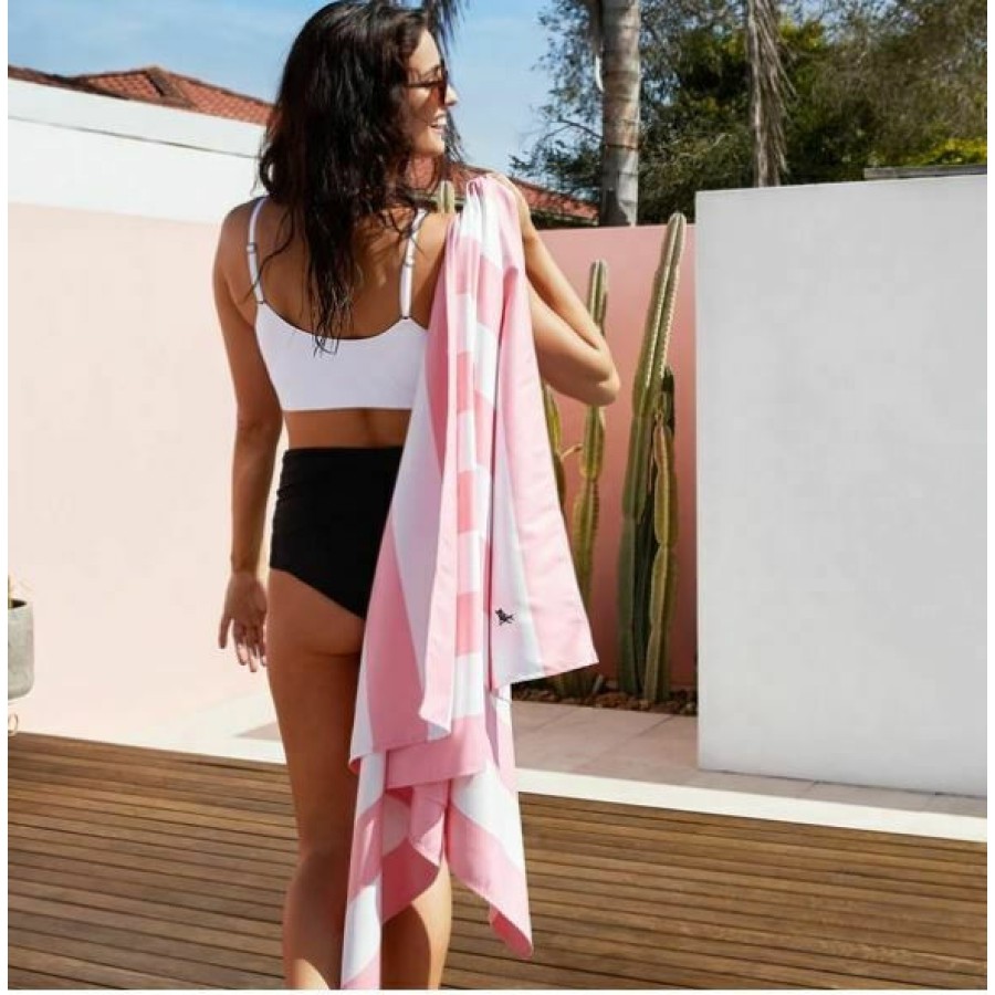 Dock & Bay Πετσέτα Θαλάσσης Quickdry με Μικροΐνες Malibu Pink XL 200x90εκ.