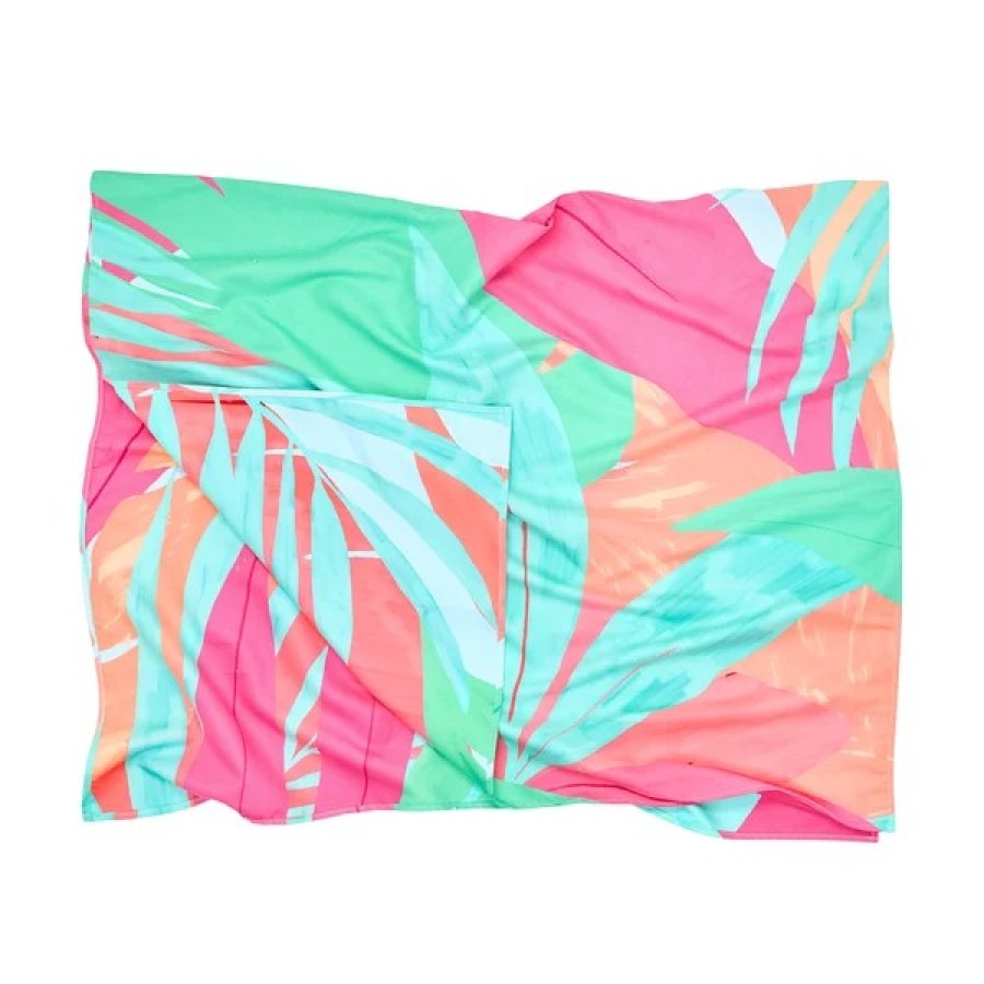 Dock & Bay Πετσέτα Θαλάσσης Quickdry με Μικροΐνες Hot Tropics XL 200x90εκ.