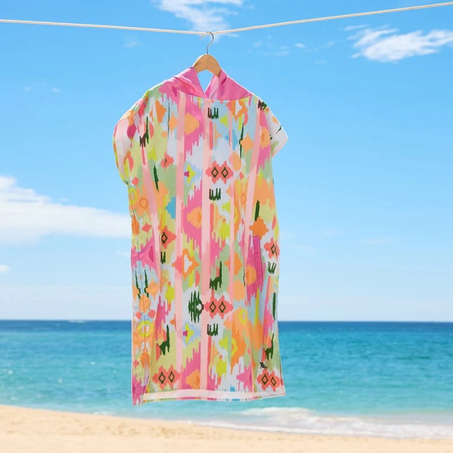 Πόντσο Ενηλίκων Dock & Bay QuickDry Microfiber Ibiza Glow Large 105x80εκ.