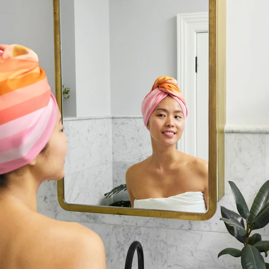 Dock & Bay Πετσέτα Μαλλιών - Τουρμπάνι Hair Wrap Miami Sorbet 63x26εκ.