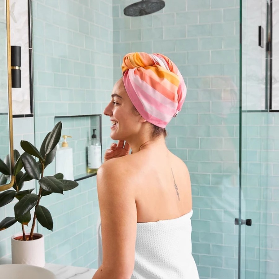Dock & Bay Πετσέτα Μαλλιών - Τουρμπάνι Hair Wrap Miami Sorbet 63x26εκ.