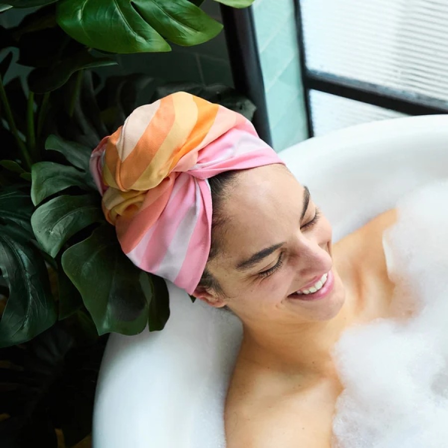 Dock & Bay Πετσέτα Μαλλιών - Τουρμπάνι Hair Wrap Miami Sorbet 63x26εκ.