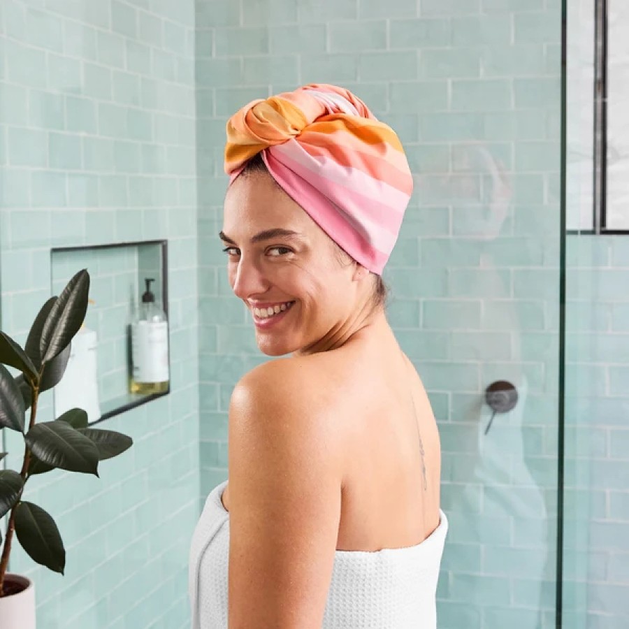 Dock & Bay Πετσέτα Μαλλιών - Τουρμπάνι Hair Wrap Miami Sorbet 63x26εκ.