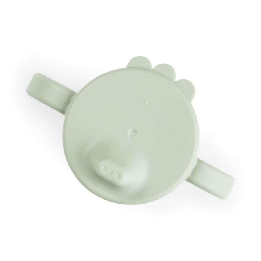 Παιδικό Εκπαιδευτικό Ποτήρι Με Ρύγχος Tiny Farm Green 260ml Done by Deer