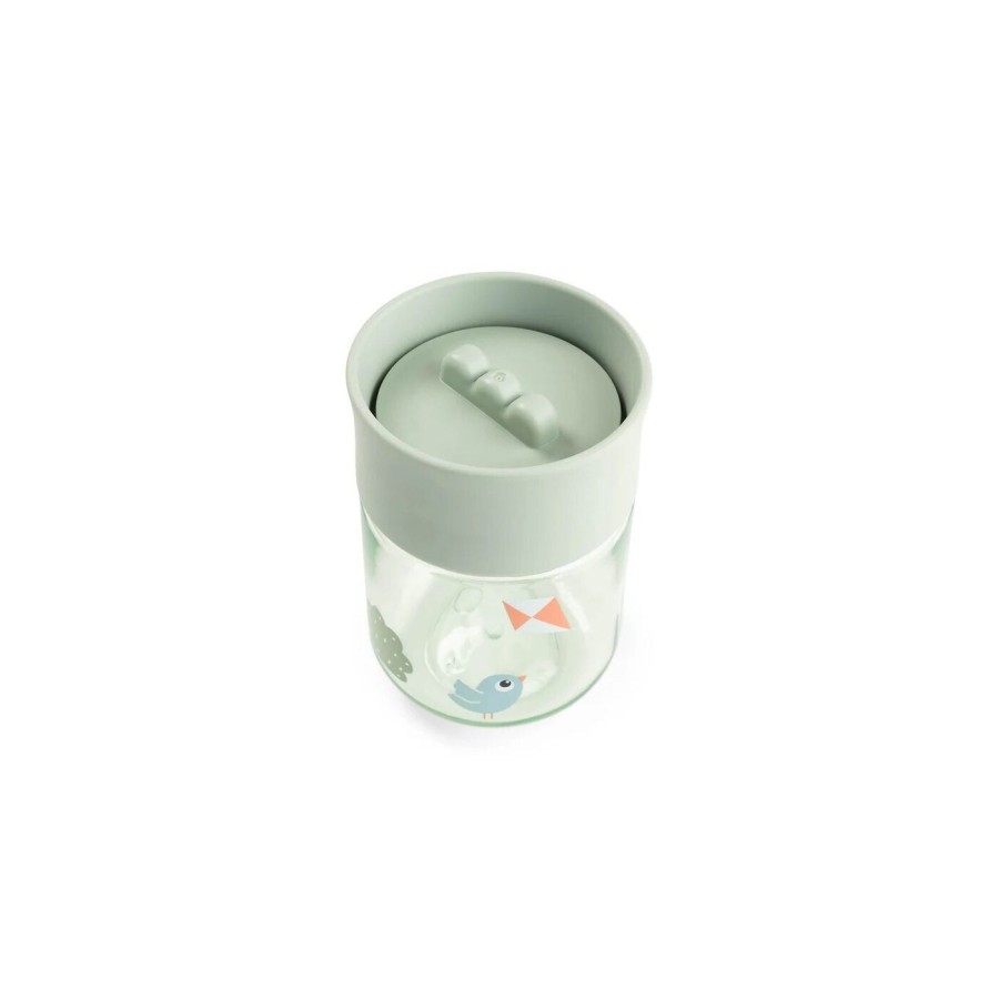 Παιδικό Εκπαιδευτικό Ποτήρι 360° Tiny Farm Green 260ml Done by Deer