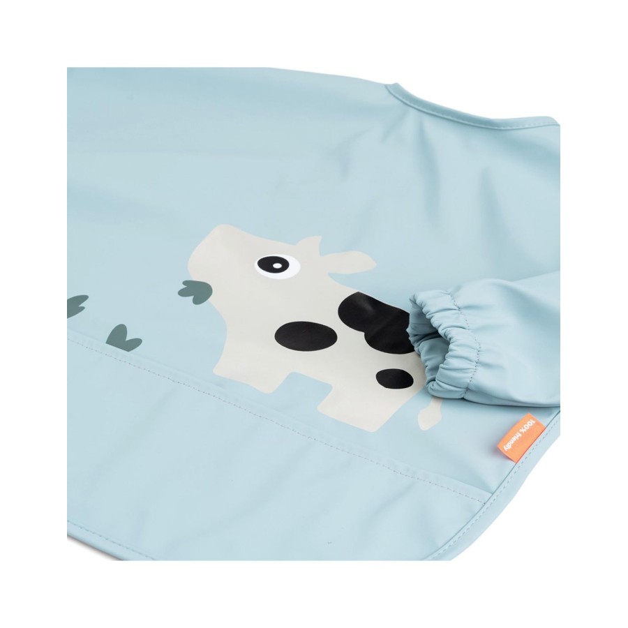 Done By Deer Παιδική Σαλιάρα Μακρύ Μανίκι Tiny Farm Blue