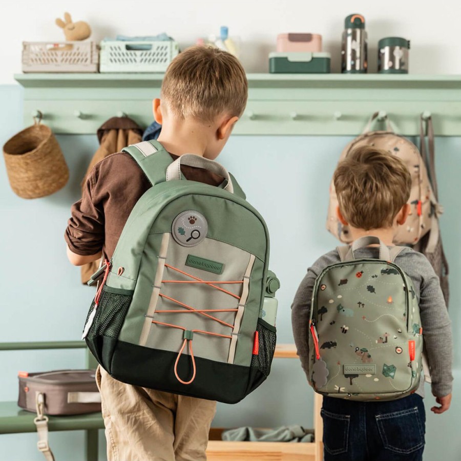 Παιδικό Σακίδιο Πλάτης Backpack Junior Done By Deer Tiny Trails Πράσινο 13L