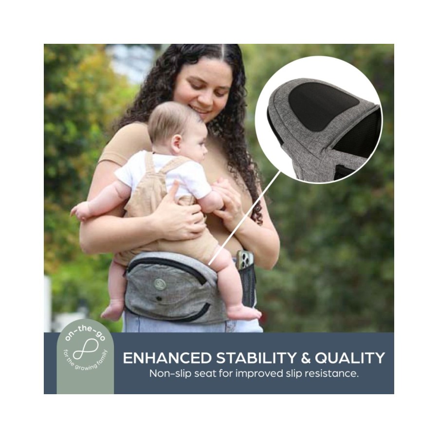 DreamBaby Μάρσιπος Μέσης Up&Go με Κάθισμα Grey