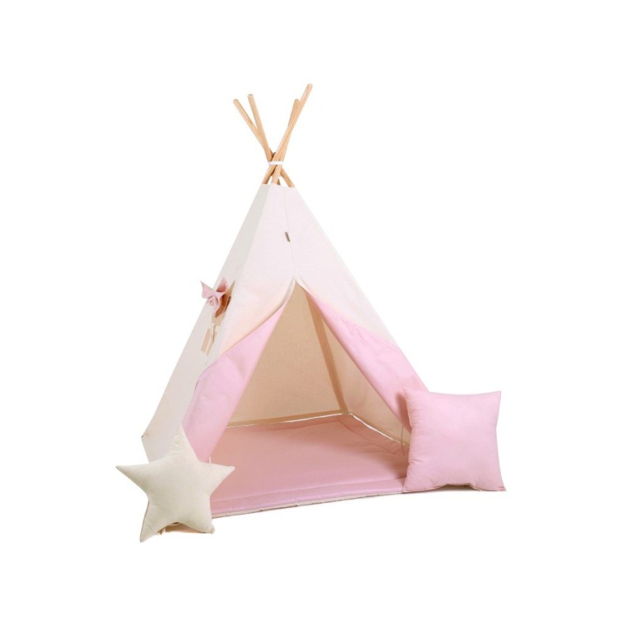 Elis Design Παιδική Σκηνή Σετ με Μαξιλάρια Pink