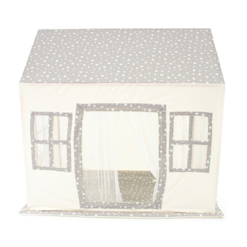 Elis Design Παιδικό Παιχνιδόσπιτο Grey Stars 120x80x120εκ.
