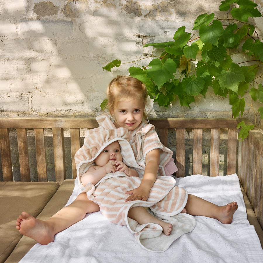 Βρεφική Μπουρνουζοπετσέτα Elodie Details Candy Stripes 80x80εκ.
