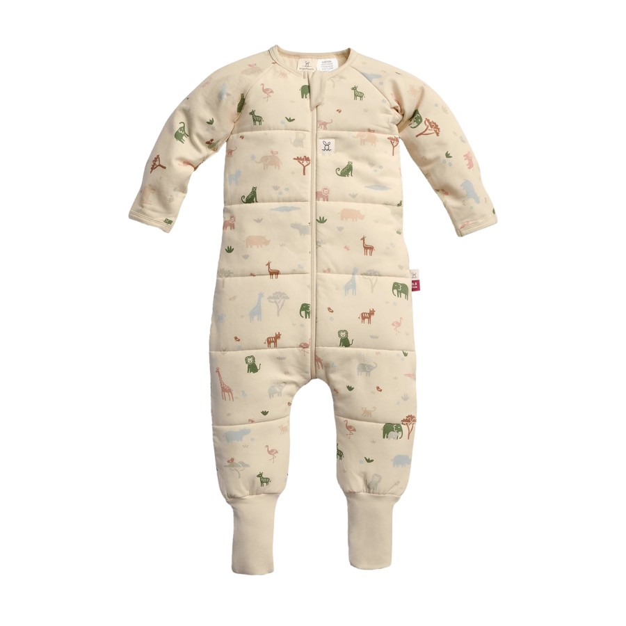 ergoPouch Yπνόσακος Οργανικός Sleep Onesie με Μακρύ Μανίκι Χειμωνιάτικος 2.5 Tog 12-24 Mηνών Savannah