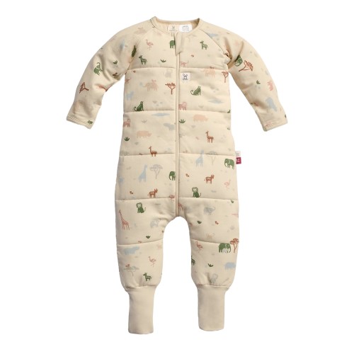 ergoPouch Yπνόσακος Οργανικός Sleep Onesie με Μακρύ Μανίκι Χειμωνιάτικος 2.5 Tog 2-3 Ετών Savannah
