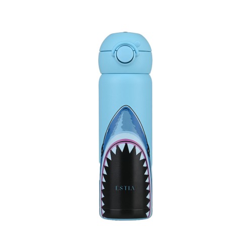 Παιδικό Μπουκάλι Θερμός Estia Handy Bottle Save The Aegean Blue Fin 470ml