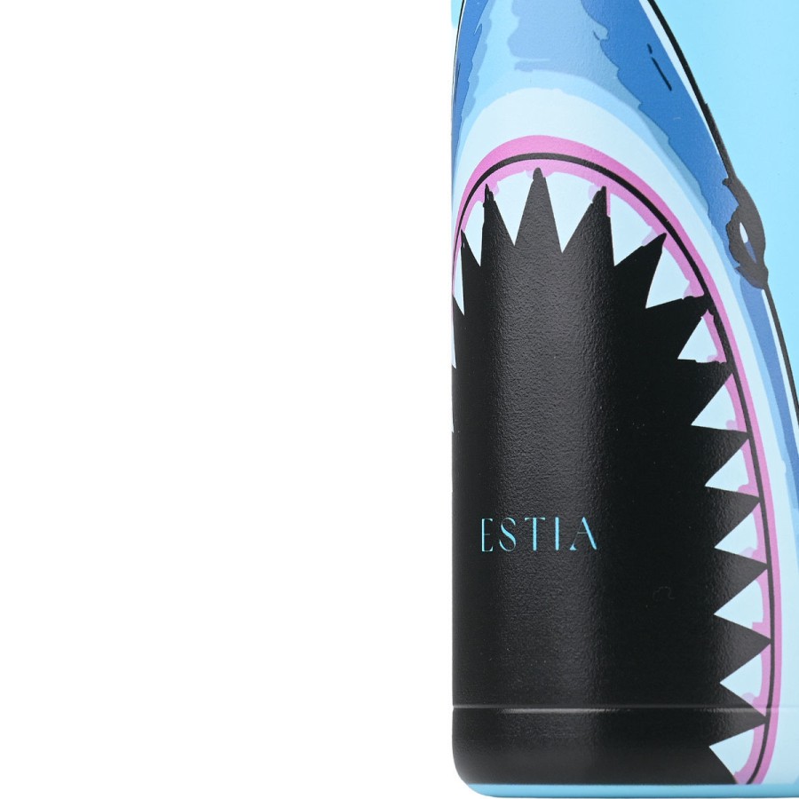 Παιδικό Μπουκάλι Θερμός Estia Handy Bottle Save The Aegean Blue Fin 470ml