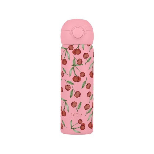 Παιδικό Μπουκάλι Θερμός Estia Handy Bottle Save The Aegean Cherry Rose 470ml