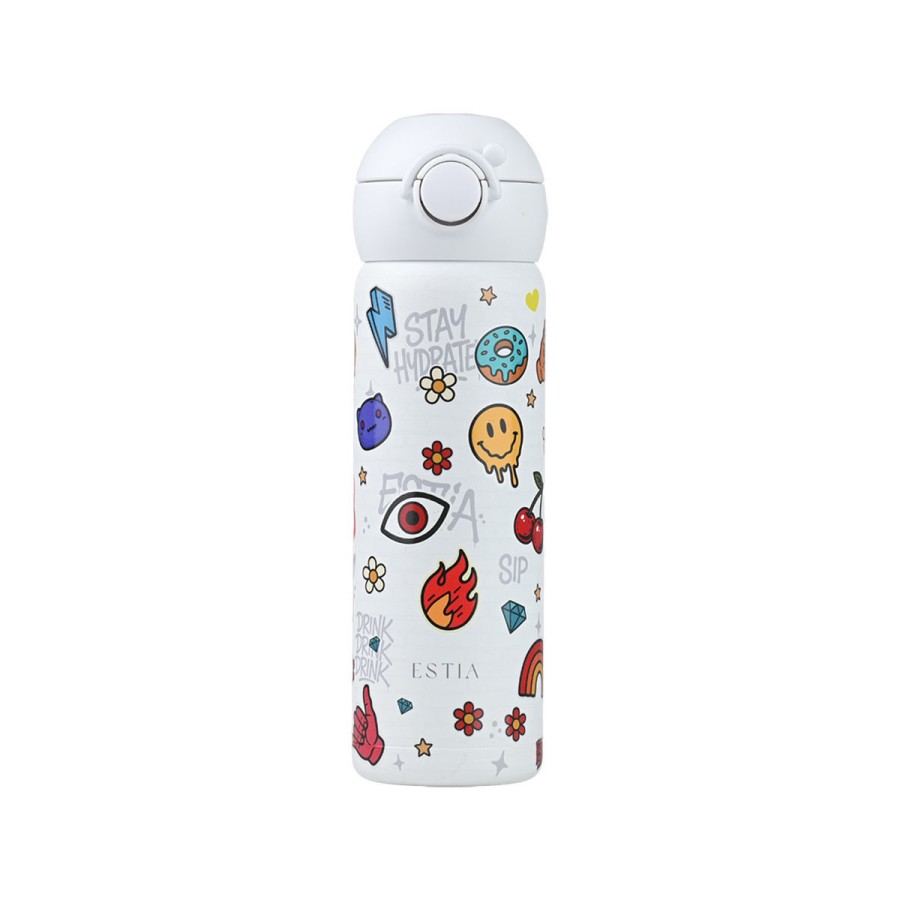 Παιδικό Μπουκάλι Θερμός Estia Handy Bottle Save The Aegean Urban Vibes 470ml