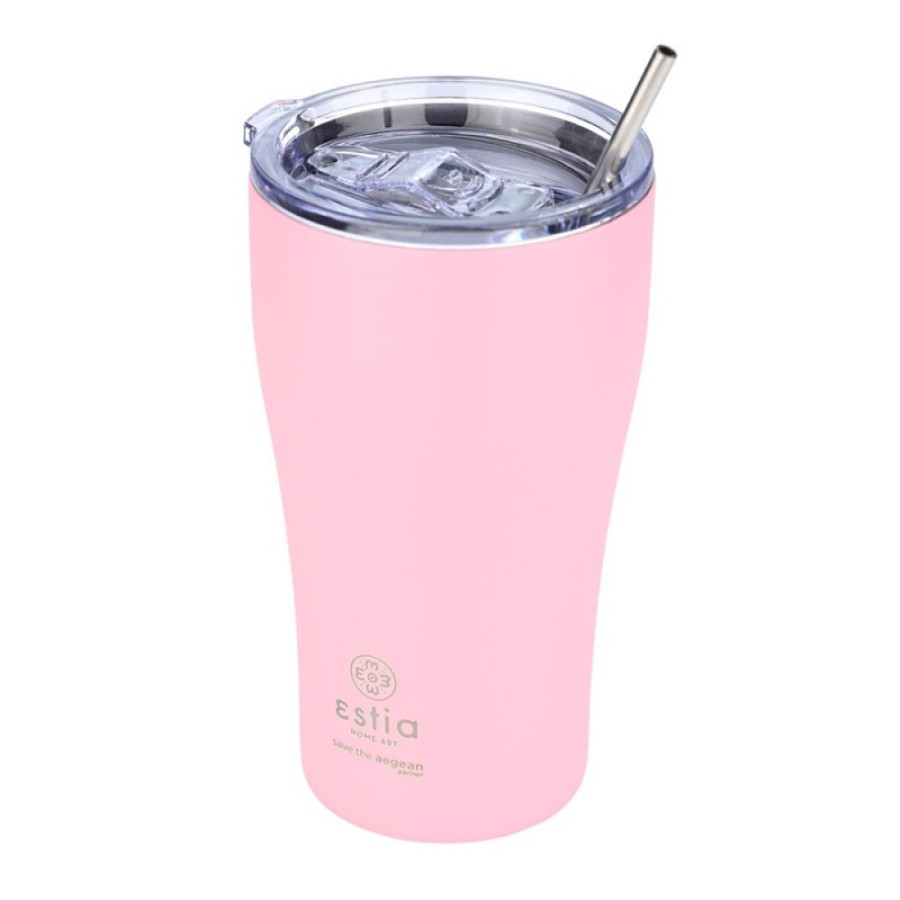 Estia Κούπα Θερμός Coffee Mug Save The Aegean 500ml Blossom Rose