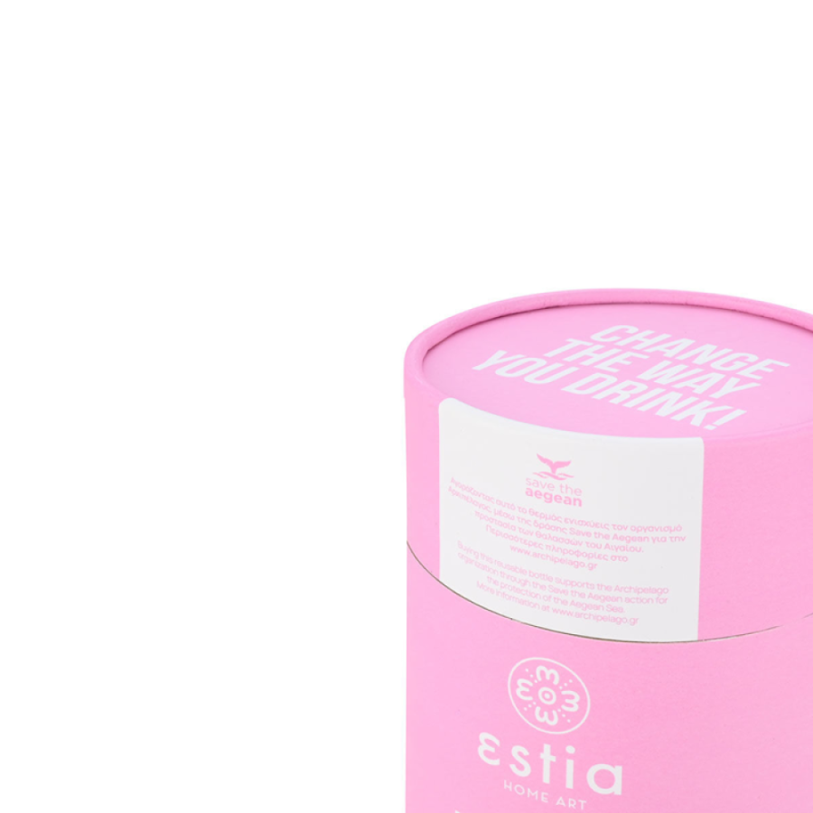 Estia Κούπα Θερμός Coffee Mug Save The Aegean 500ml Blossom Rose