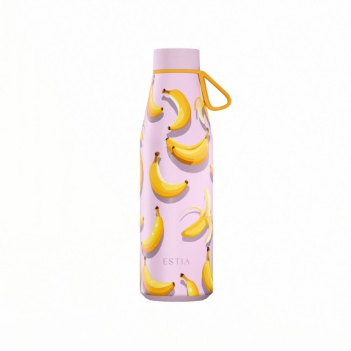 Estia Flow Μπουκάλι Θερμός Save The Aegean 500ml Banana Mood