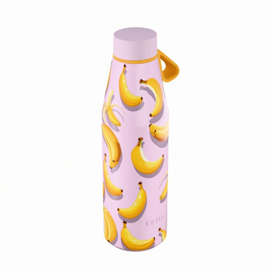 Estia Flow Μπουκάλι Θερμός Save The Aegean 500ml Banana Mood