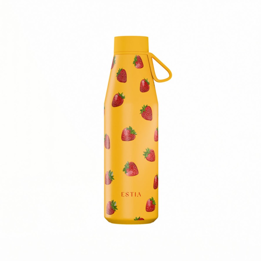 Estia Flow Μπουκάλι Θερμός Save The Aegean 500ml Berry Bright