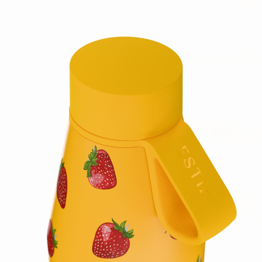 Estia Flow Μπουκάλι Θερμός Save The Aegean 500ml Berry Bright