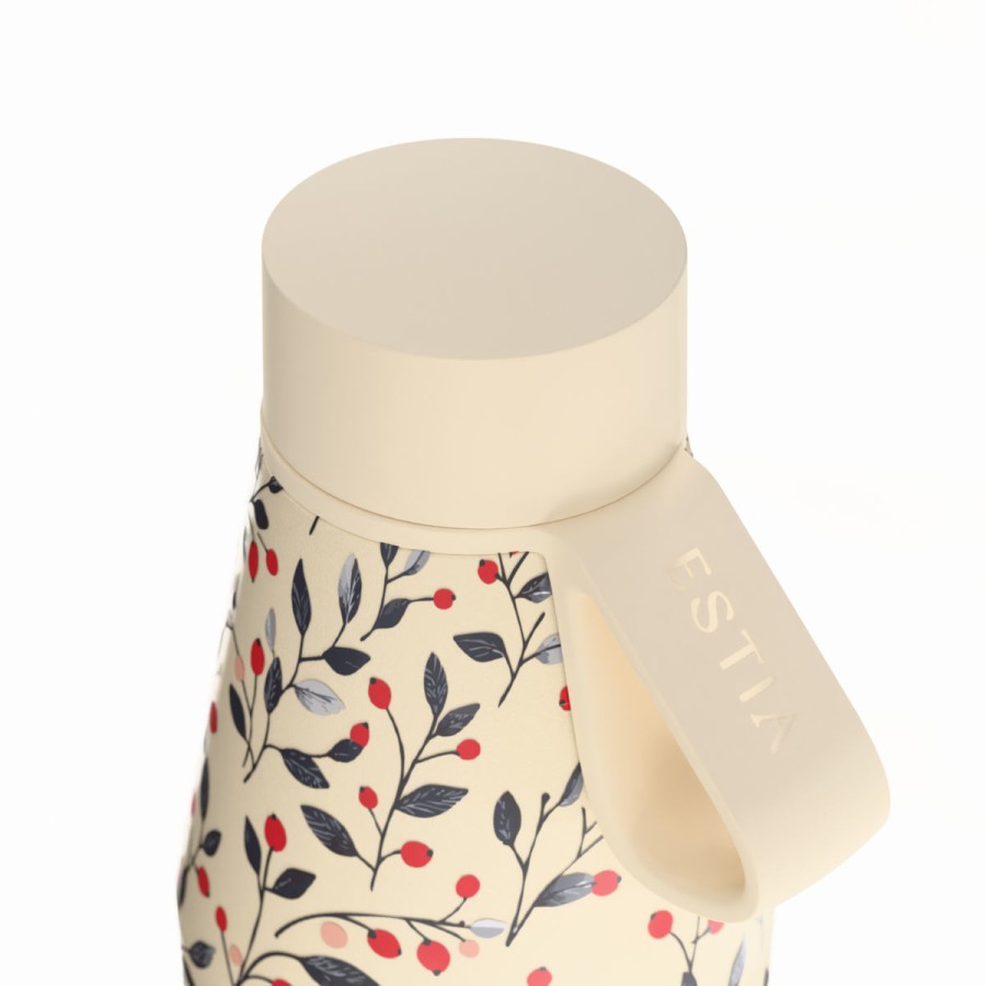 Estia Flow Μπουκάλι Θερμός Save The Aegean 500ml Bloom Beige