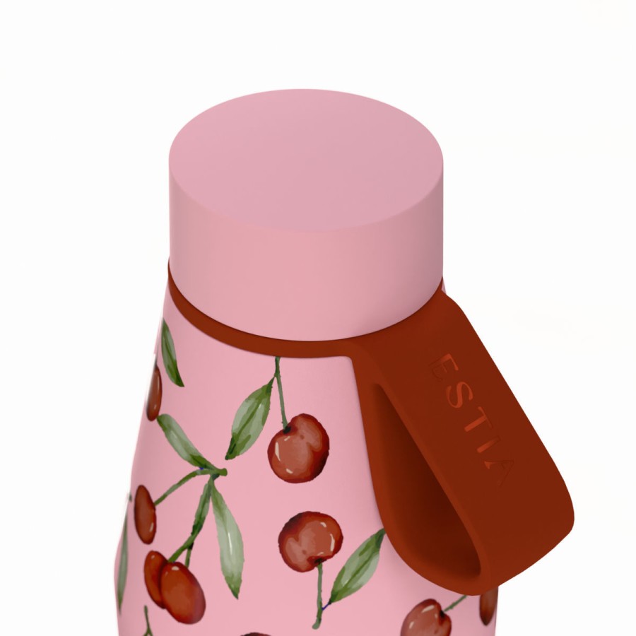 Estia Flow Μπουκάλι Θερμός Save The Aegean 500ml Cherry Rose