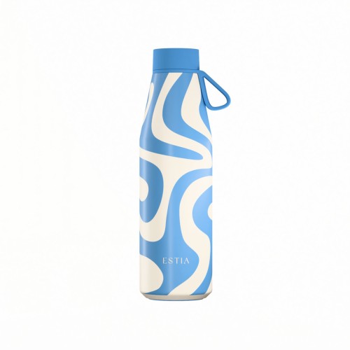 Estia Flow Μπουκάλι Θερμός Save The Aegean 500ml Ocean Waves